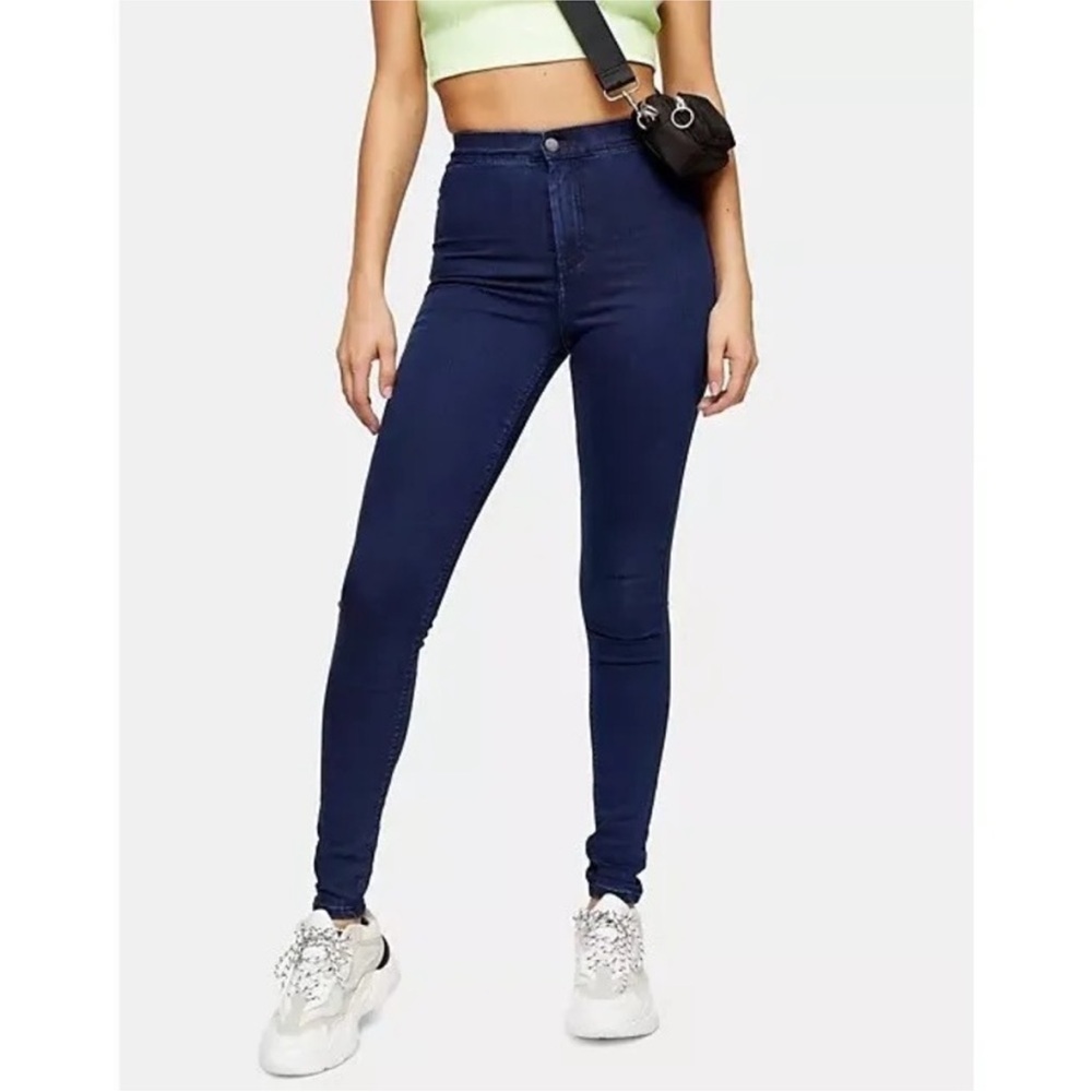 Topshop Joni skinny jeans in dark wash
